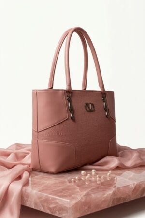 ethanfpurse Rose Blush Geometric Tote Bag
