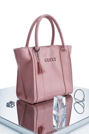 Ethanfpurse Mauve Lavender Chain-Linked Satchel