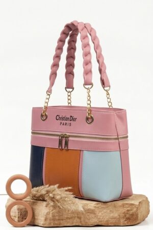 ethanfpurse Multi-Tonal Braided Shoulder Bag