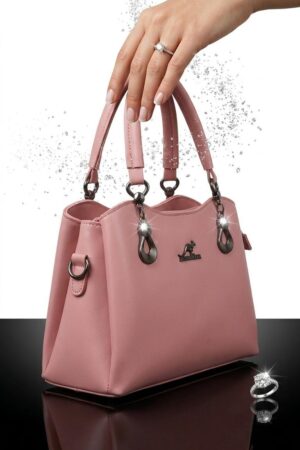 ethanfpurse Rose Quartz Sculpted Satchel