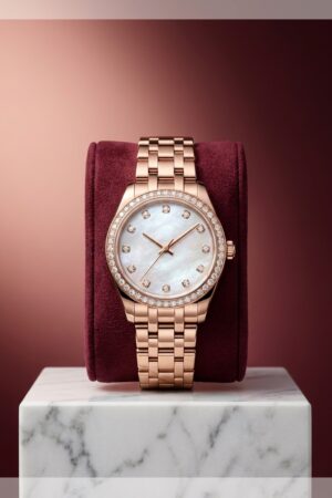 Timeless Pearl Rose-Gold Bracelet Watch